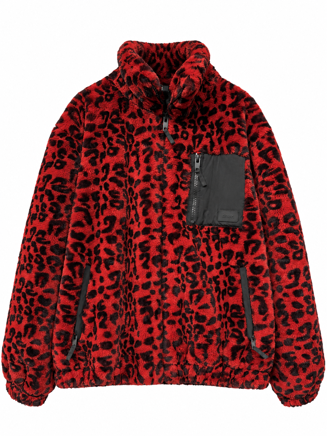 Leopard Print Faux Fur Jackets 