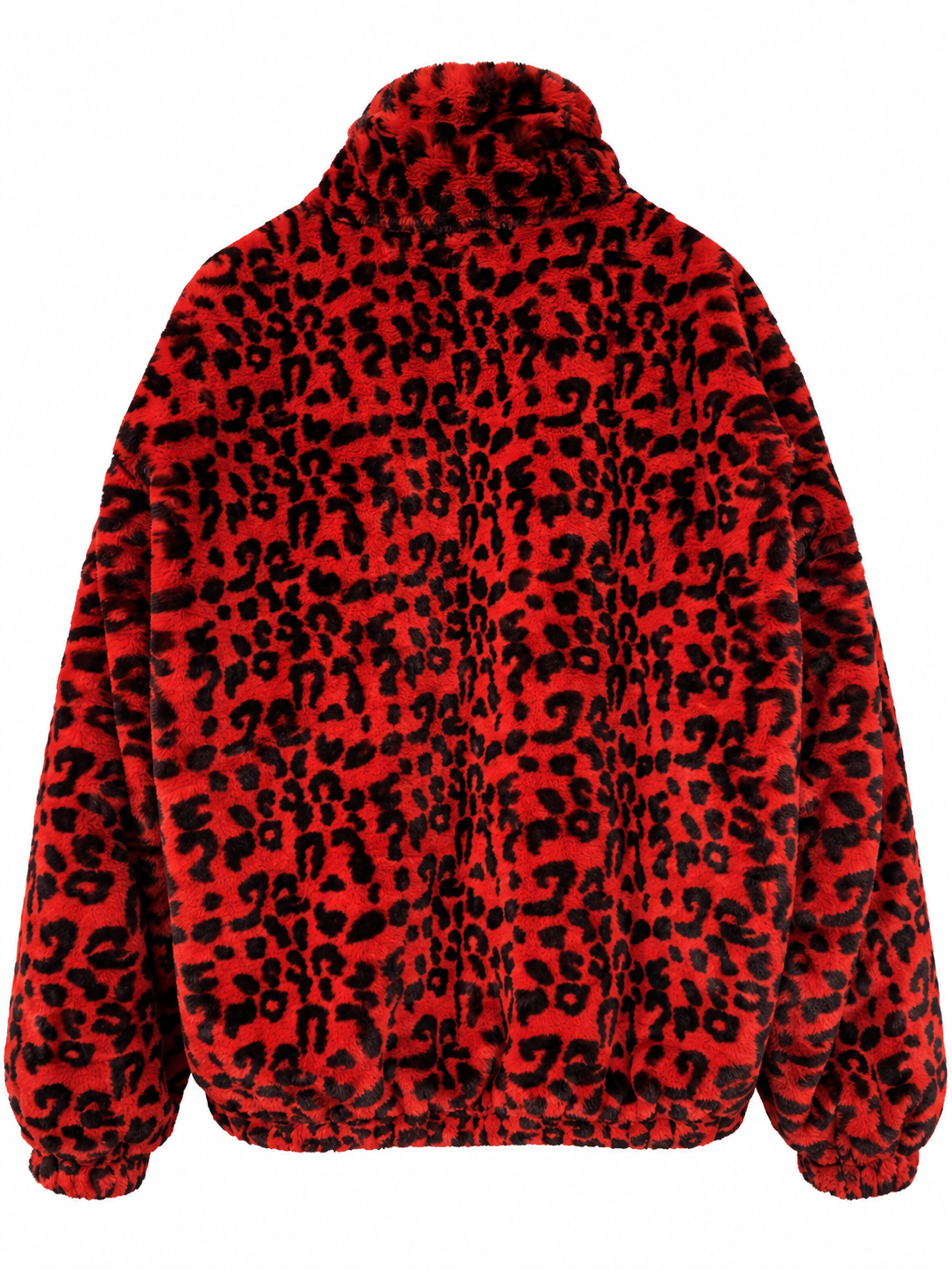 Leopard Print Faux Fur Jackets  — 4