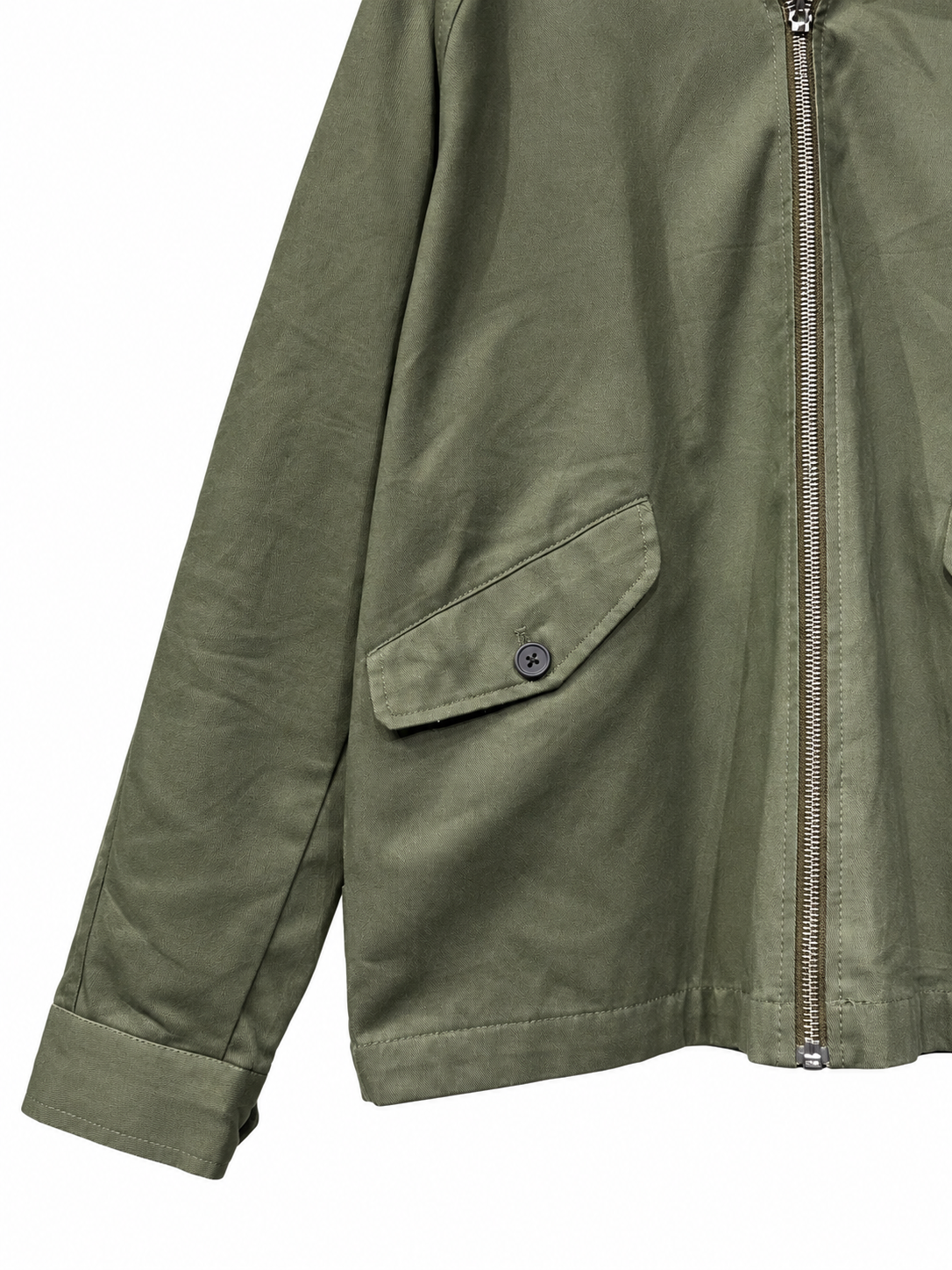 Olive Green Harrington Jacket — 3